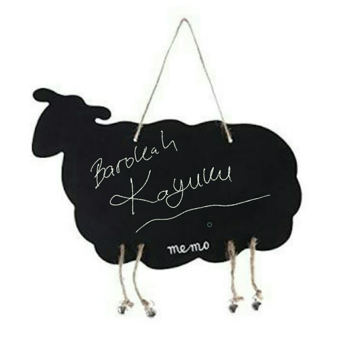 

papan tulis blackboard unik cafe restaurant chalkboard vintage domba
