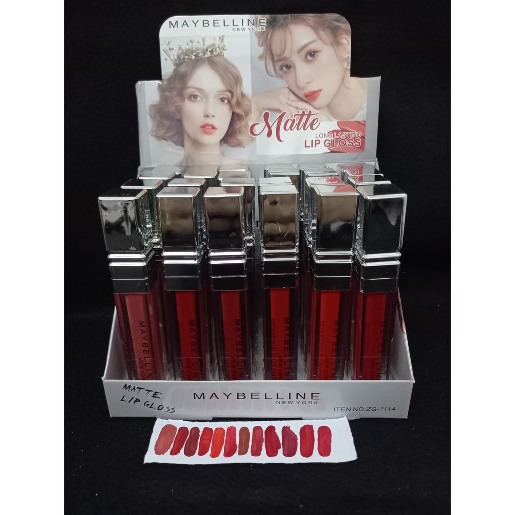 [PER 12 PCS] LIP GLOSS / LIPGLOSS MAYBELLINE MATTE NO.OH-1702