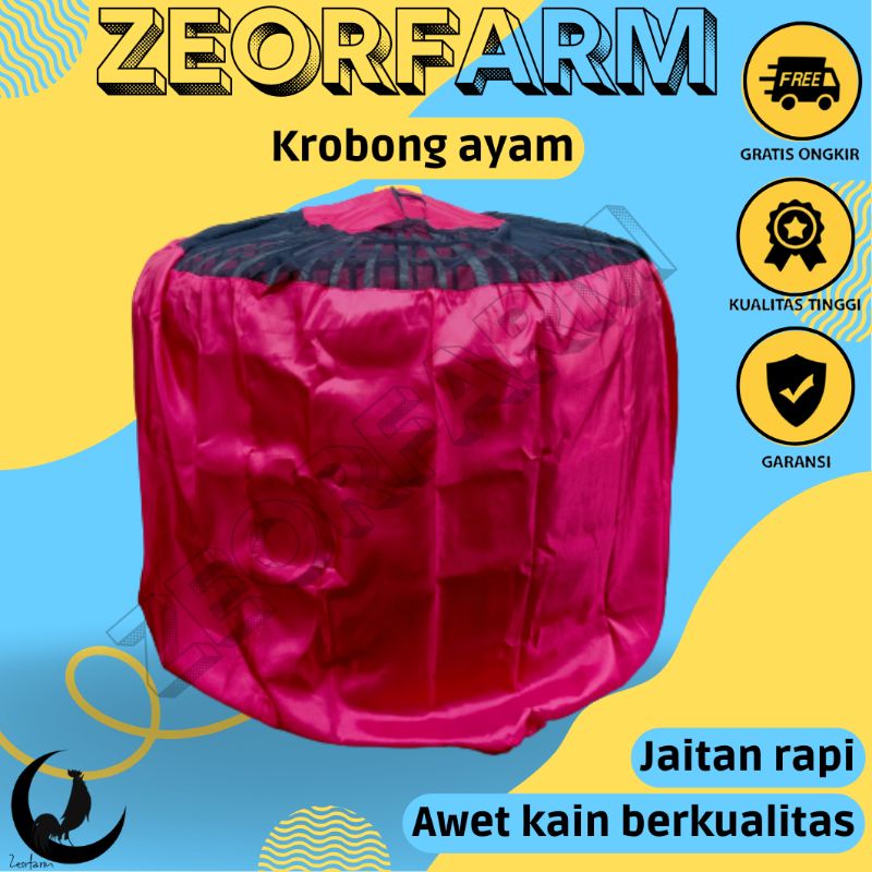 kerodong ayam aduan selambu sangkar kurungan berkualitas zeorfarm