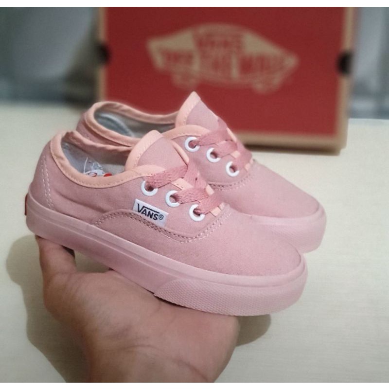 Sepatu Anak Vans autentic Pink Size 16 - 35 Premium Quality