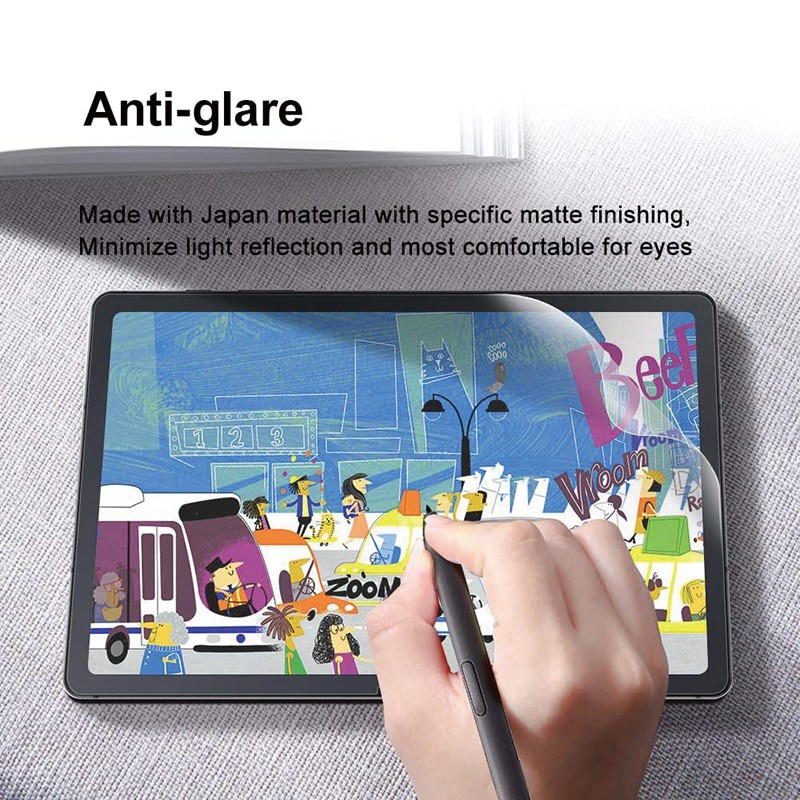 Pelindung Layar Samsung Galaxy Tab S7, Plus dan Tab S7 FE paperlike matte Premium for painting