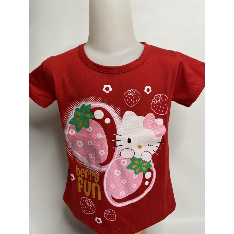 Kaos anak perempuan (BERRY FUN)1-9 tahun