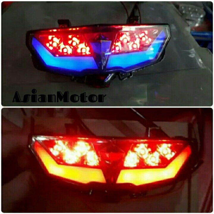 Lampu Rem Lampu Belakang Xabre Vixion Stop Lamp Stoplamp LED New + Sen Sein Yamaha XABRE VIXION High Quality Keluaran Terbaru