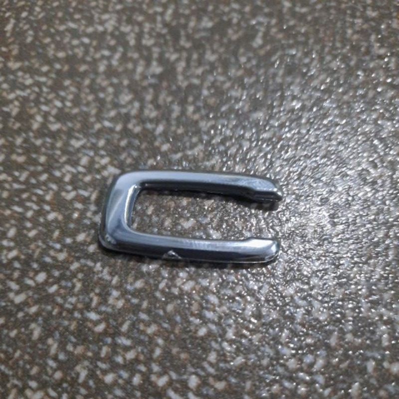 Emblem Logo Honda Scoopy   HURUF (C) warna silver chroom timbulan 3D 2021/2022 K2F