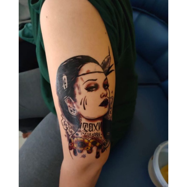 Tatto temporary Setengah lengan