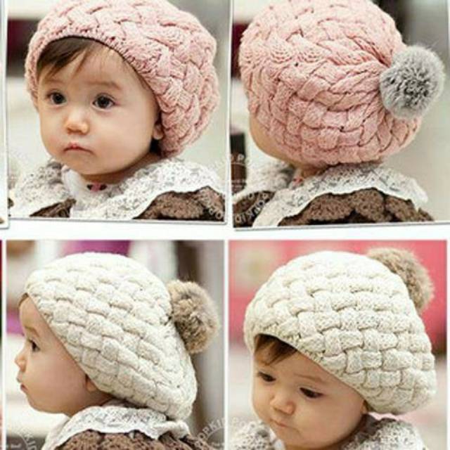 TOPI BAYI PINEAPPLE HAT TOPI NANAS KUPLUK BAYI KOREAN HAT TOPI ANAK KUPLUK RAJUT TOPI BAYi kupluk