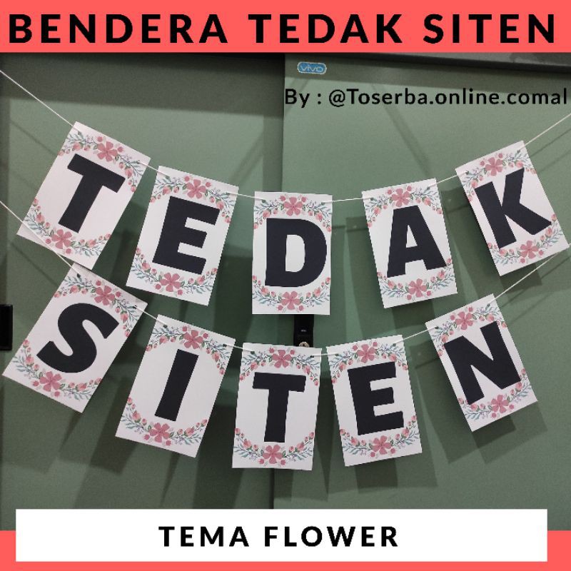 Banner Flag tedak siten cewek