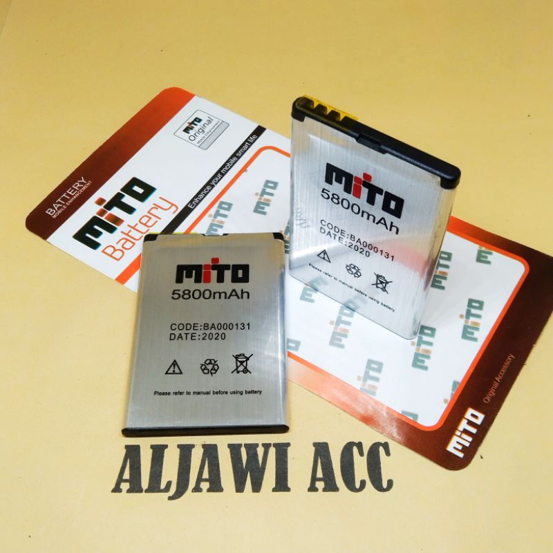 Baterai Battery Batre Mito A67 Core BA000131 Original Battery