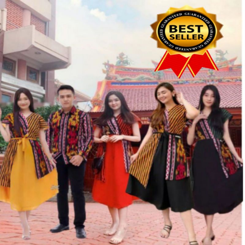 COUPLE DRESS AYAMIA MOTIF SONGKET TENUN
