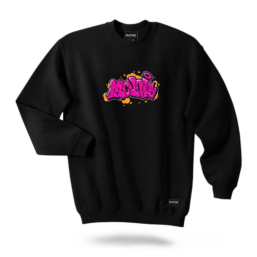 Mcvois Sweater Crewneck Graffity 9 Pria Wanita Premium Distro