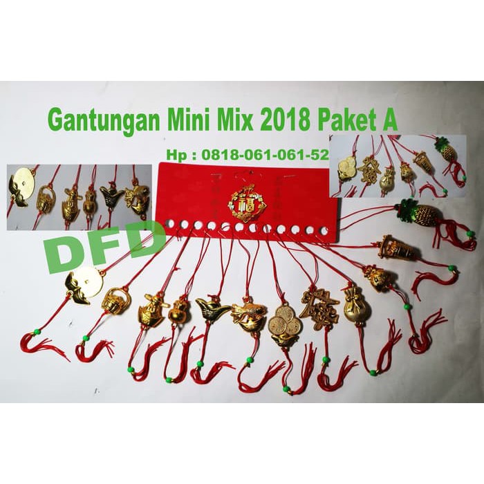 

Jual Hiasan Imlek / Pohon Sakura Angpao ( Gantungan Mini Mix Paket A 2018 ) Terlaris