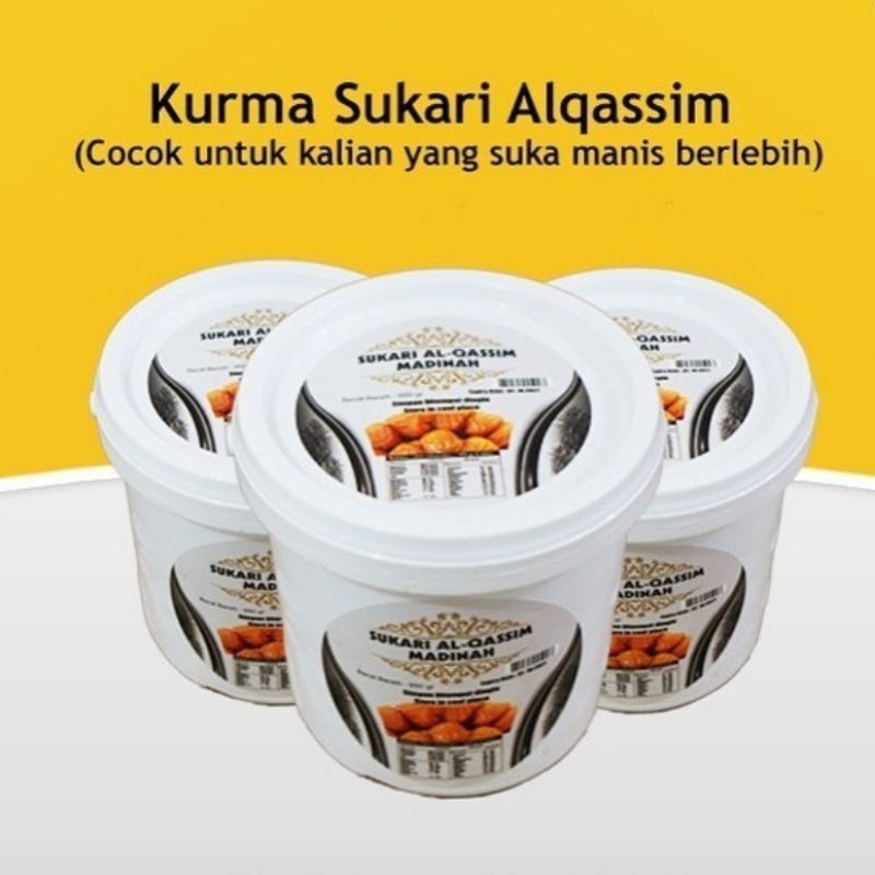

[ READY PALEMBANG ] Kurma Sukari Ember kemasan - 850gr