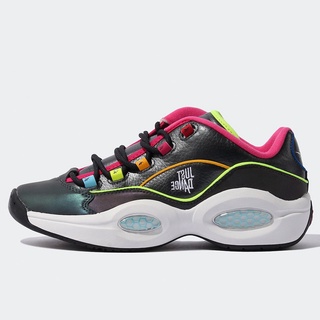 reebok question mid black white