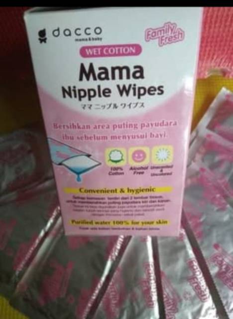 DACCO Mama Nipple Wipes Tissue Pembersih Puting Ibu