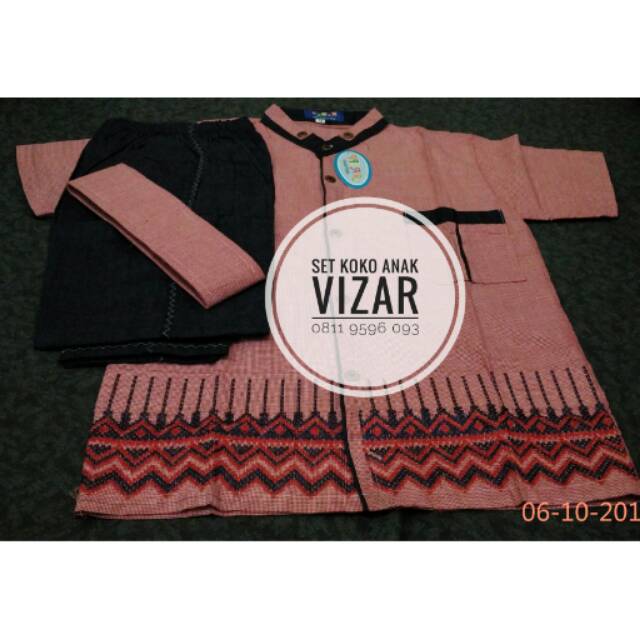 [Sale Last stock] set koko anak Vizar