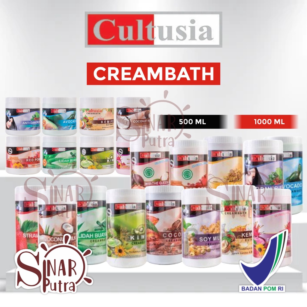 Jual Cultusia Creambath 500ml 1000ml Indonesia