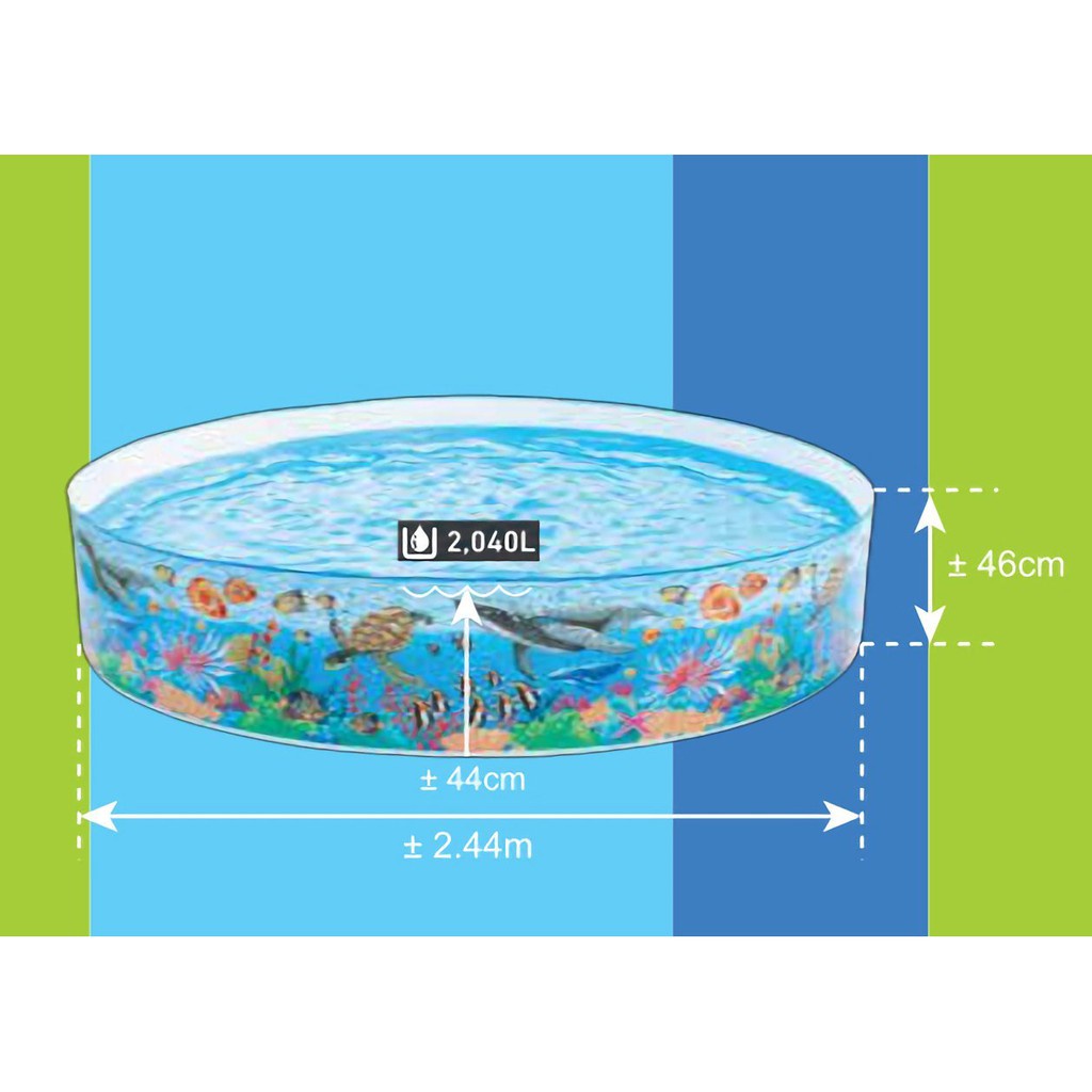 Intex Coral Reef Snapset Pool - 58472 Kolam Renang