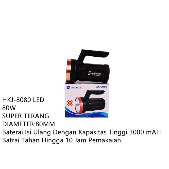 Senter cas 80W/120W senter besar LED RECHARGEABLE HANDLIGHT