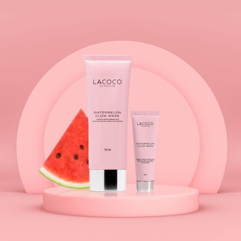 Jual Original Lacoco Watermelon Glow Mask ( sleeping Mask ) Shopee