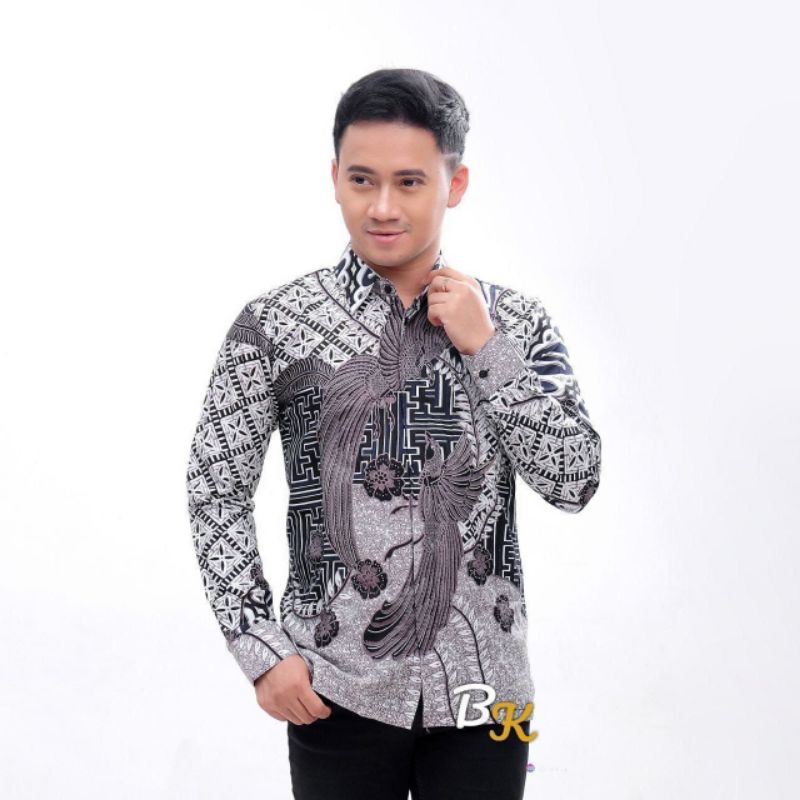 Kemejan batik pria lengan panjang batikpekalongan batikmodern batikpekalongan batikpria