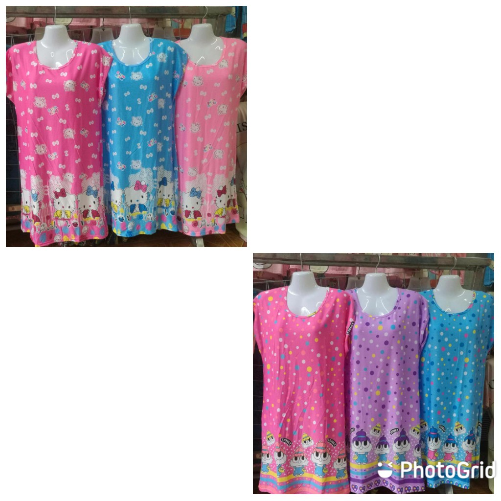 blinqshop BAJU TIDUR DASTER KAOS IMPORT RANDOM UK L