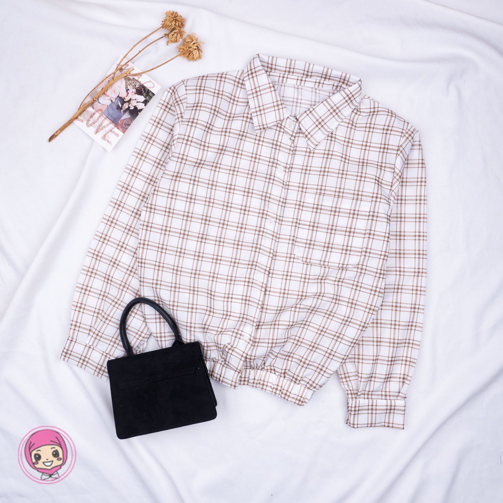 KEM MILKY / RUMI OUTER / MILLY OUTHER NAMSAN TOP OUTHER TARTAN