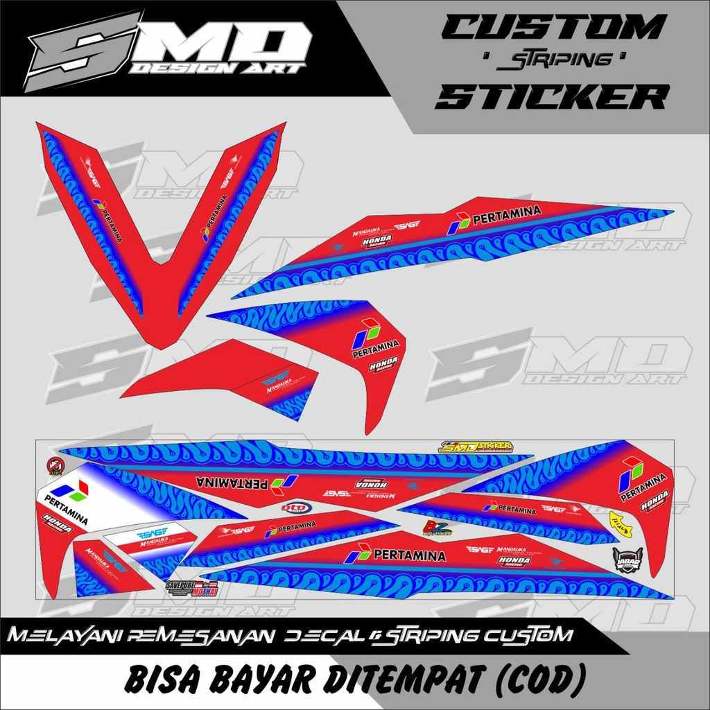 STRIPING BEAT MANDALIKA VARIASI STRIPING BEAT  FI 2016 STRIPING BEAT THAILOOK STRIPING BEAT KARAKTER STRIPING BEAT STANDAR