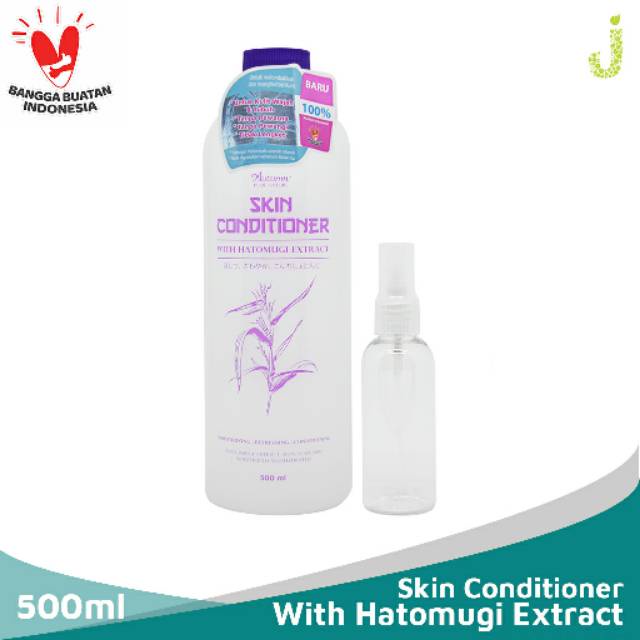 Qeila - Autumn Skin Conditioner with Hatomugi Extract l Autumn with Cantella Asiatica Extract (Cica) 500ML l Free botol spray