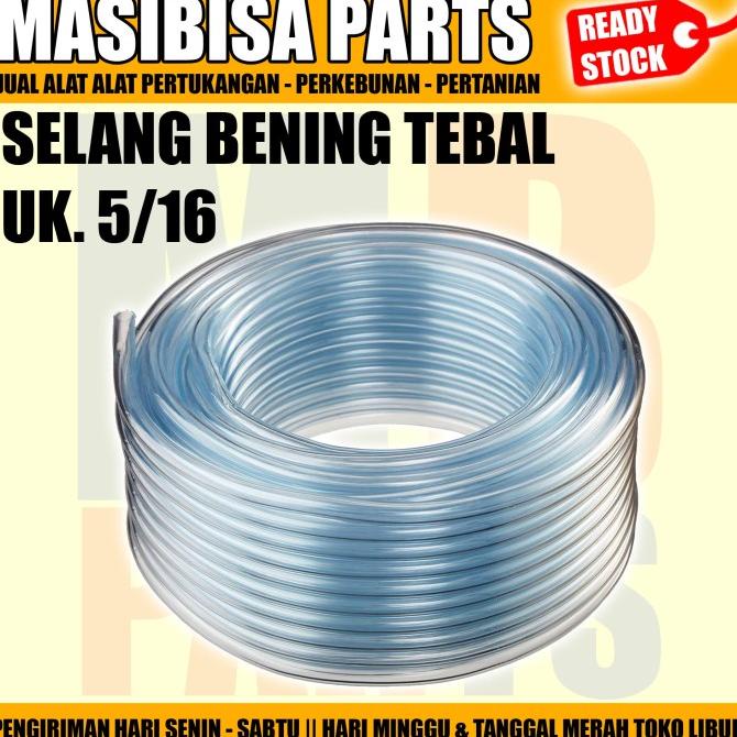 

Selang Air Polos Tebal Ukuran 5/16 / Roll (100 Meter) Sag517