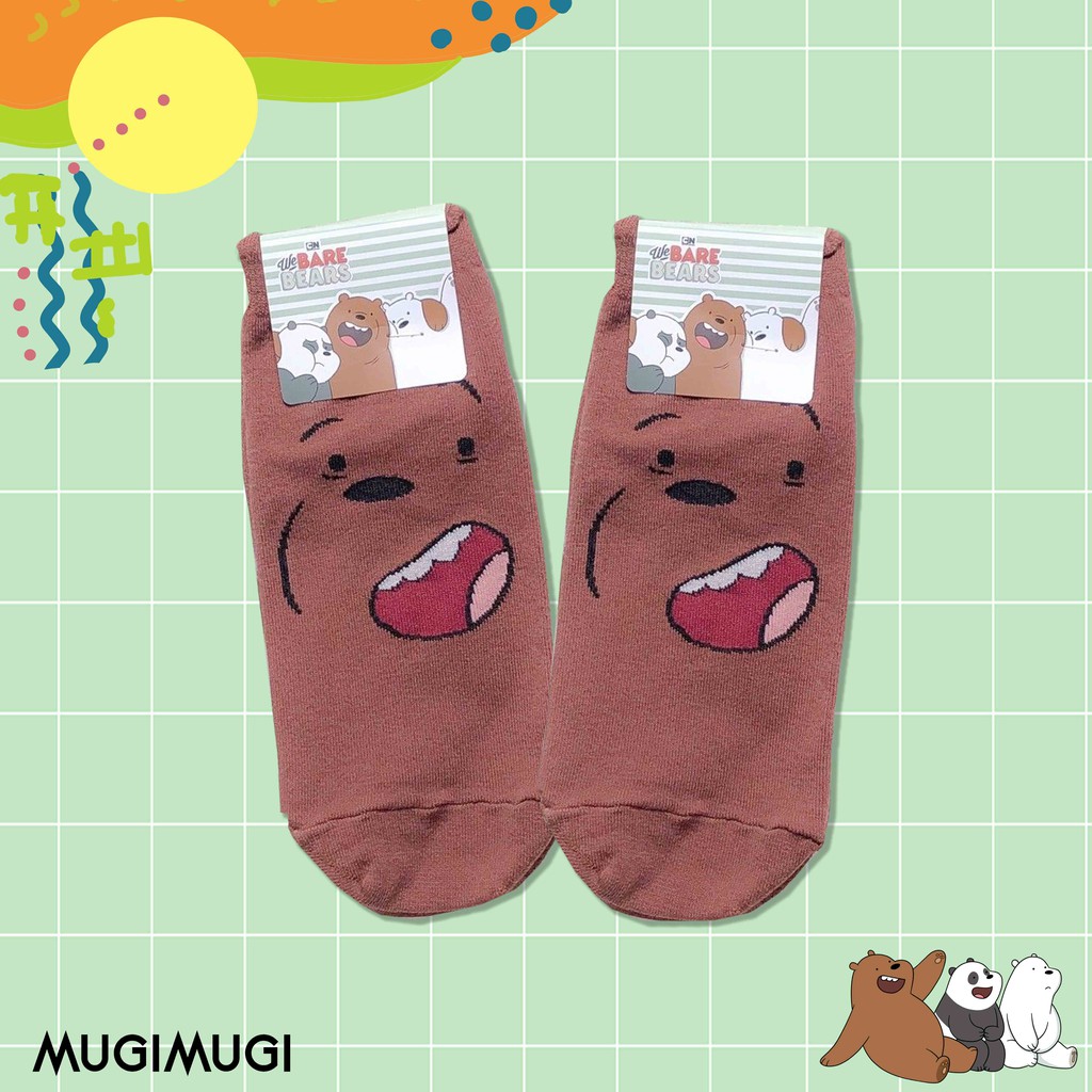 Kaos Kaki We Bare Bears / Kaos Kaki Korea