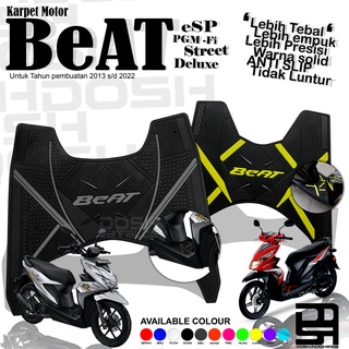 Karpet Motor Beat Untuk Tahun Pembuatan 2013 sd 2023 Pijakan Alas Kaki street deluxe fi cbs iss