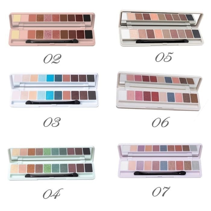 MADAME GIE - EYE ILLUSION EYESHADOW 10 WARNA