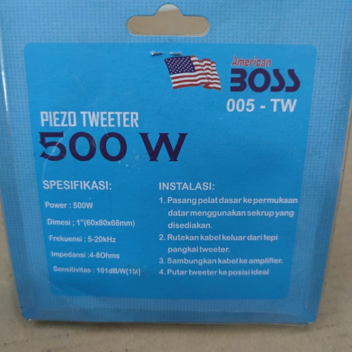 Piezo Tweeter American Boss TW-005 / Tweeter mobil American Boss TW005