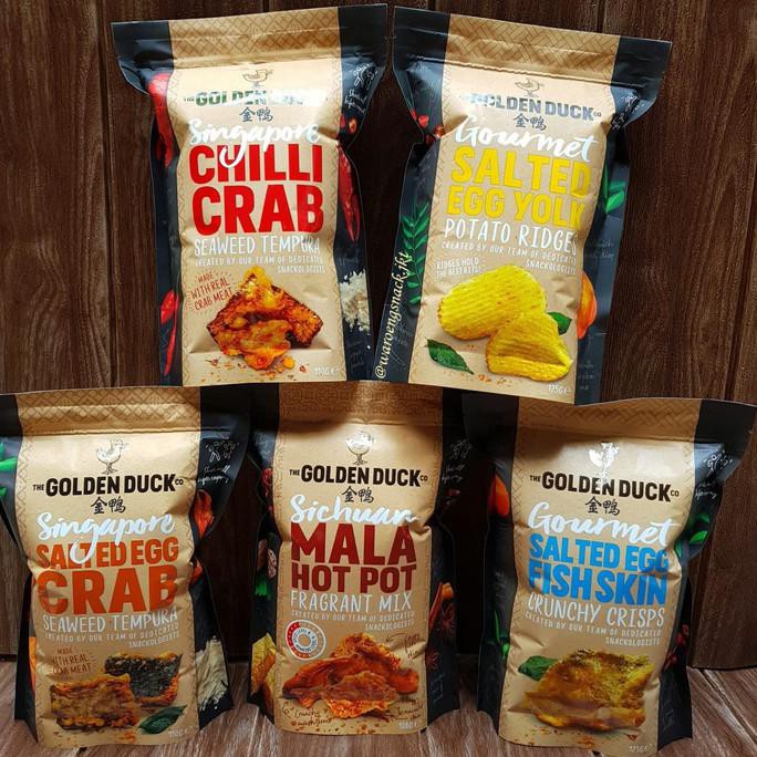 

Restock The Golden Duck Chips 5 Flavour| Snack Import - Mala Hotpot
