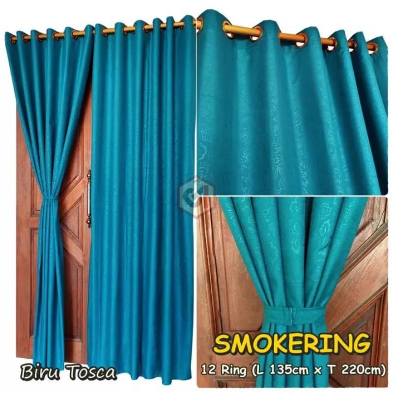 GORDENG EMBOSS SMOKERING 12 GORDENG POLOS WARNA EMBOSS BLACKOUT