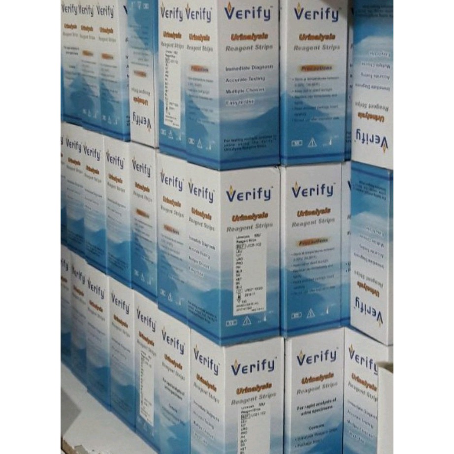 Verify Urinalysis Reagent Strip 10 Parameter / Tes Urine Verify 10PM