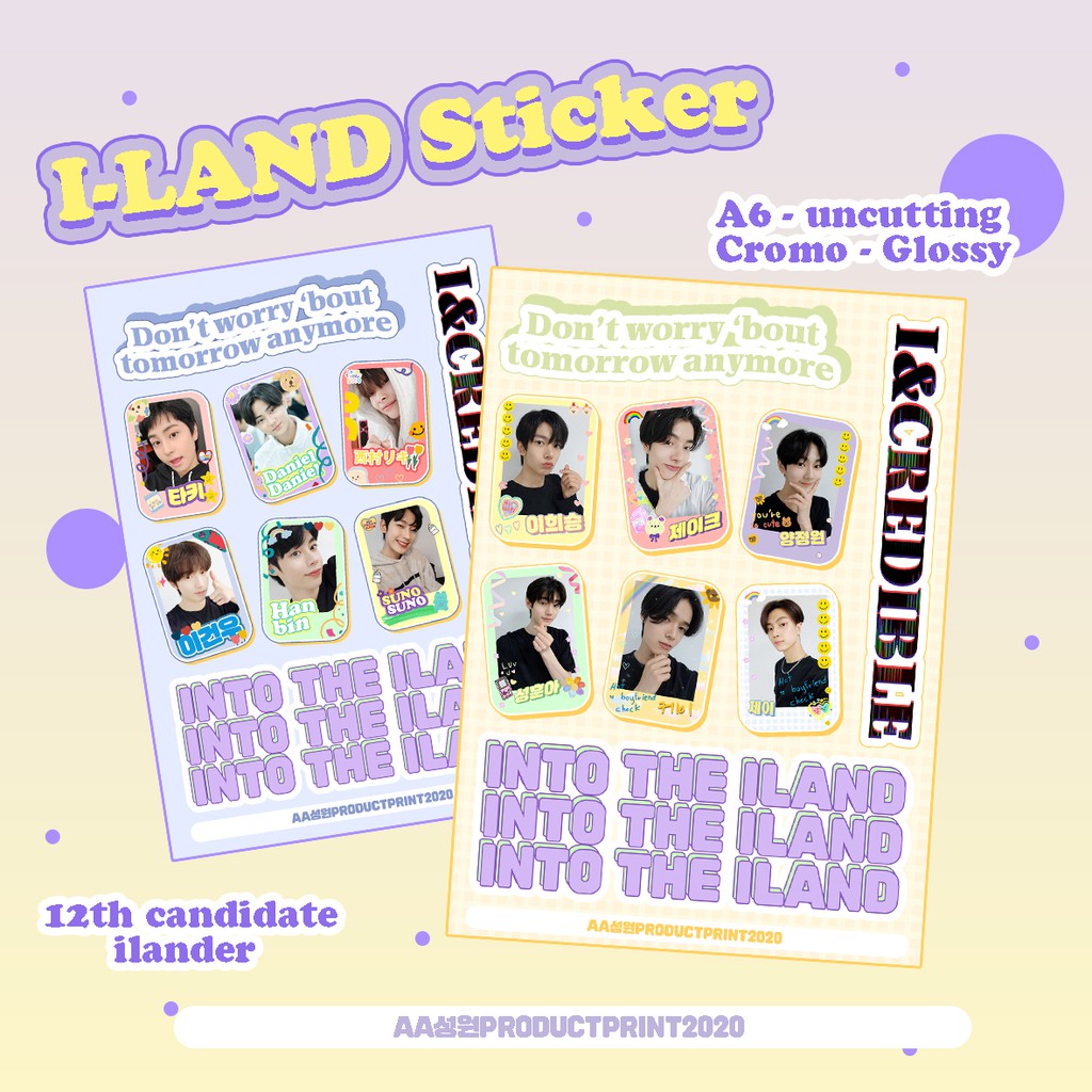 [ STICKER ] ENHYPEN / ILAND 12 APLICANTS