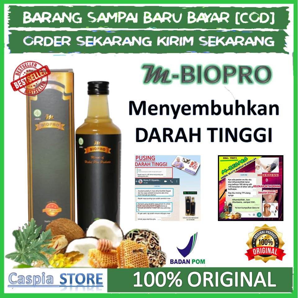 Obat Hipertensi Kolesterol Darah Tinggi memurunkan kolesterol M BIOPRO OBAT HERBAL 100% Original