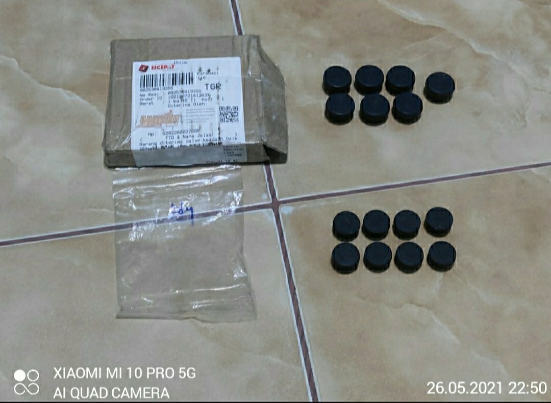 Karet Dop Kaki Kursi Meja Pengaman Perabot Furniture 5/8 Inch Inci