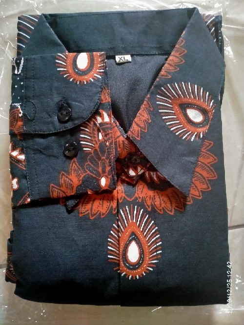 Batik Solo Modern Set Sarung Dan Kemeja Batik Wulu Wayang