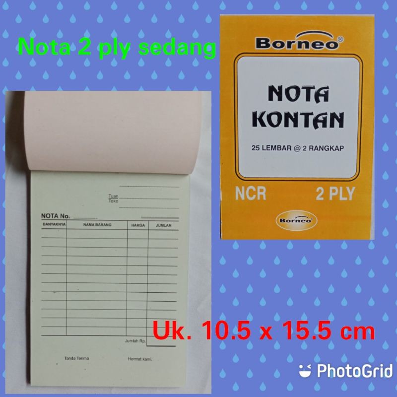 NOTA OLSHOP SEDANG / NOTA 2 PLY ECER / NOTA KONTAN 2 PLY NOTA OLSHOP KECIL / NOTA MINI