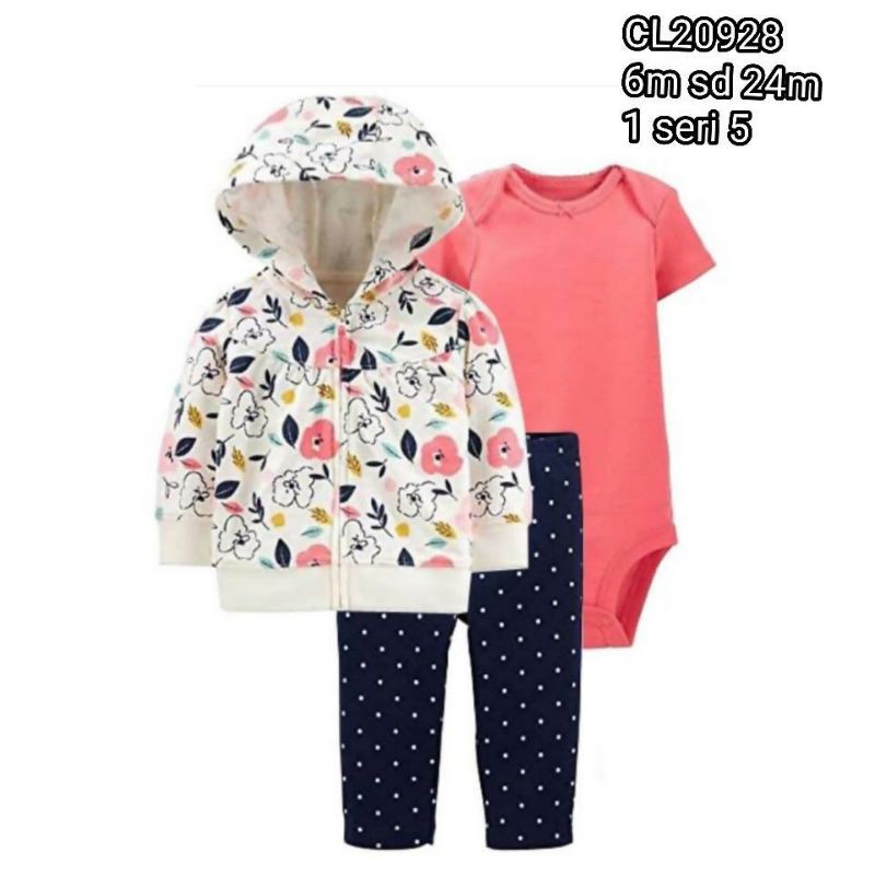 CATELL LOVE HODIE JACKET  GIRLS SET 3 IN 1 JCL311