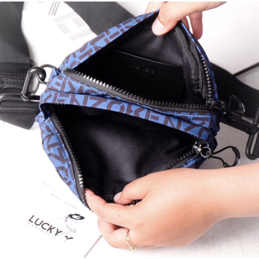 Kenzo Repeat Bag In Blue - ORIGINAL 100%