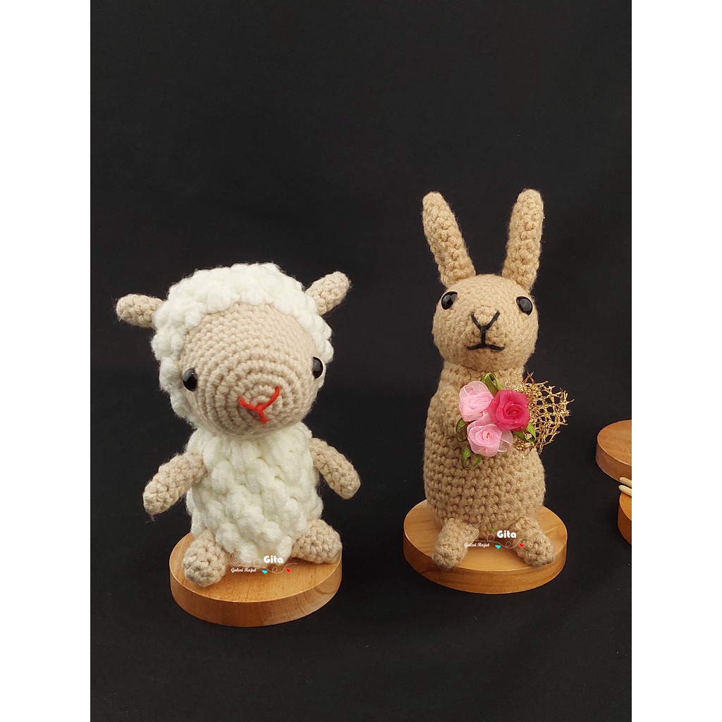 Stand Boneka/Tatakan Boneka/Alas Boneka/Amigurumi Doll Stand (Bahan Craft)