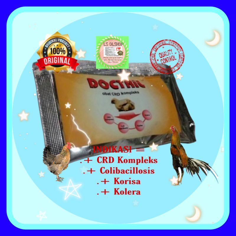 doctril 100 gr obat crd kompleks ayam burung sakit pilek batuk crd disertai nd asli ori medion