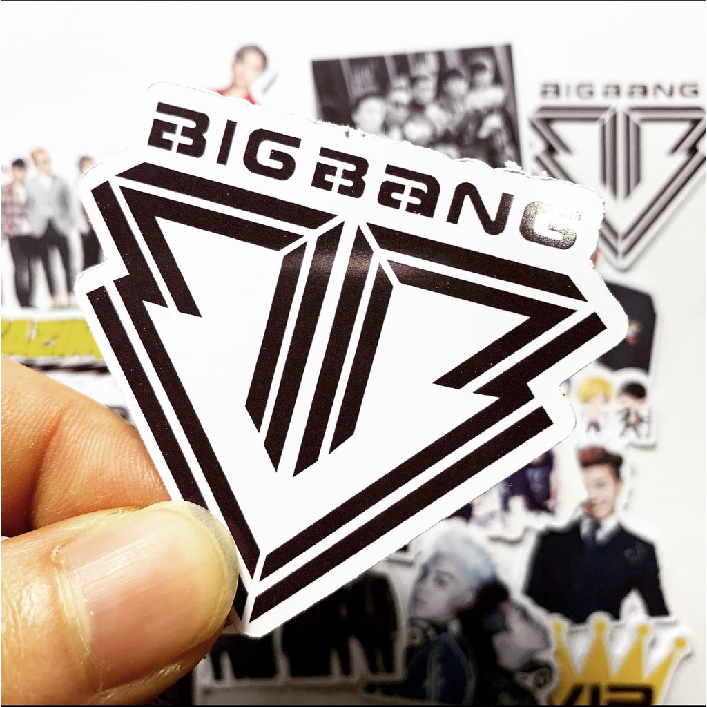 BIGBANG BIG BANG KPOP KOREA G DRAGON OPPA STICKER STIKER LOGO TUMBLR VINYL DECAL LAPTOP KOPER HELM