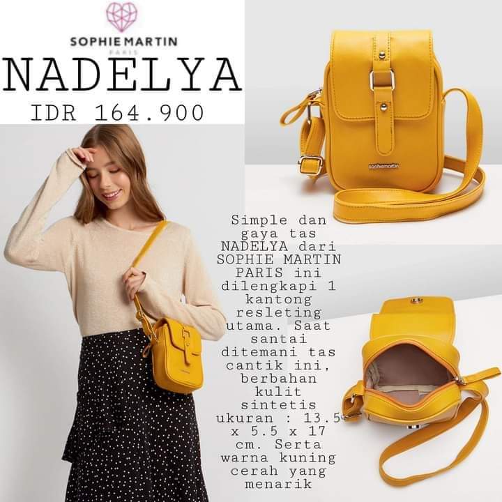 Tas Selempang Nadelya Sling Bag Sophie Martin