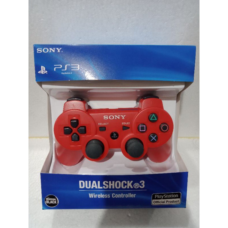 Stik ps3 op wireless warna - Merah