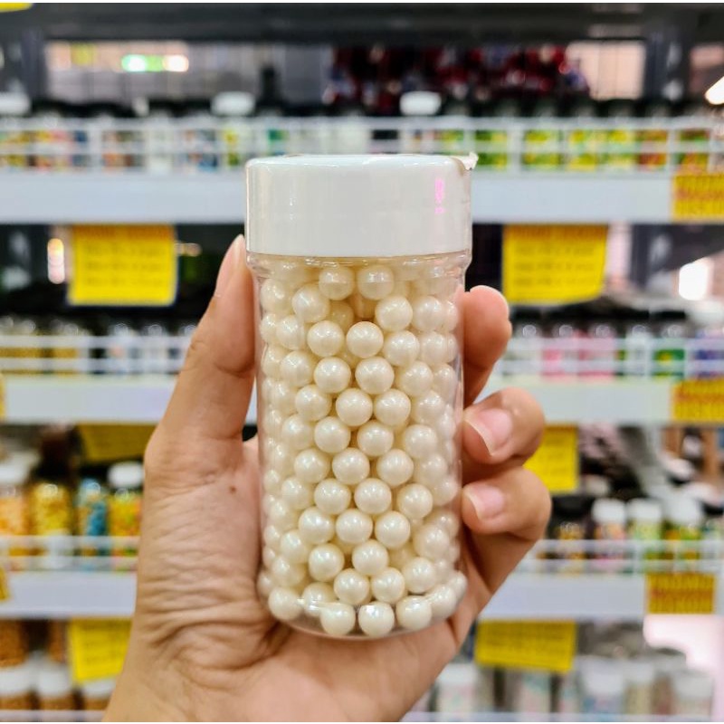 

SPRINKLE MUTIARA PUTIH 100GR SPRINGKEL