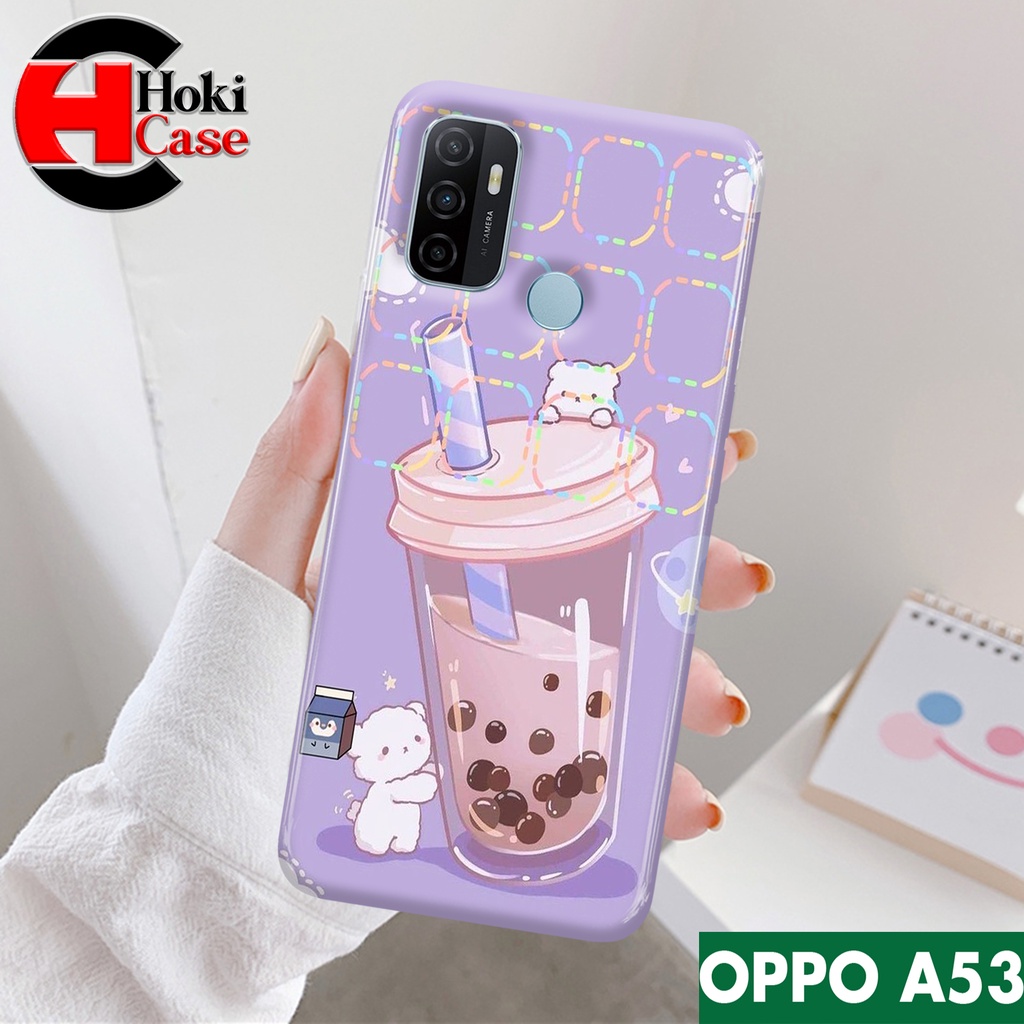 Case Oppo A53 - Fashion Case Boba - 6 - 3d - Case Hp Oppo - Casing Viral - Kesing Hp Couple - Case L